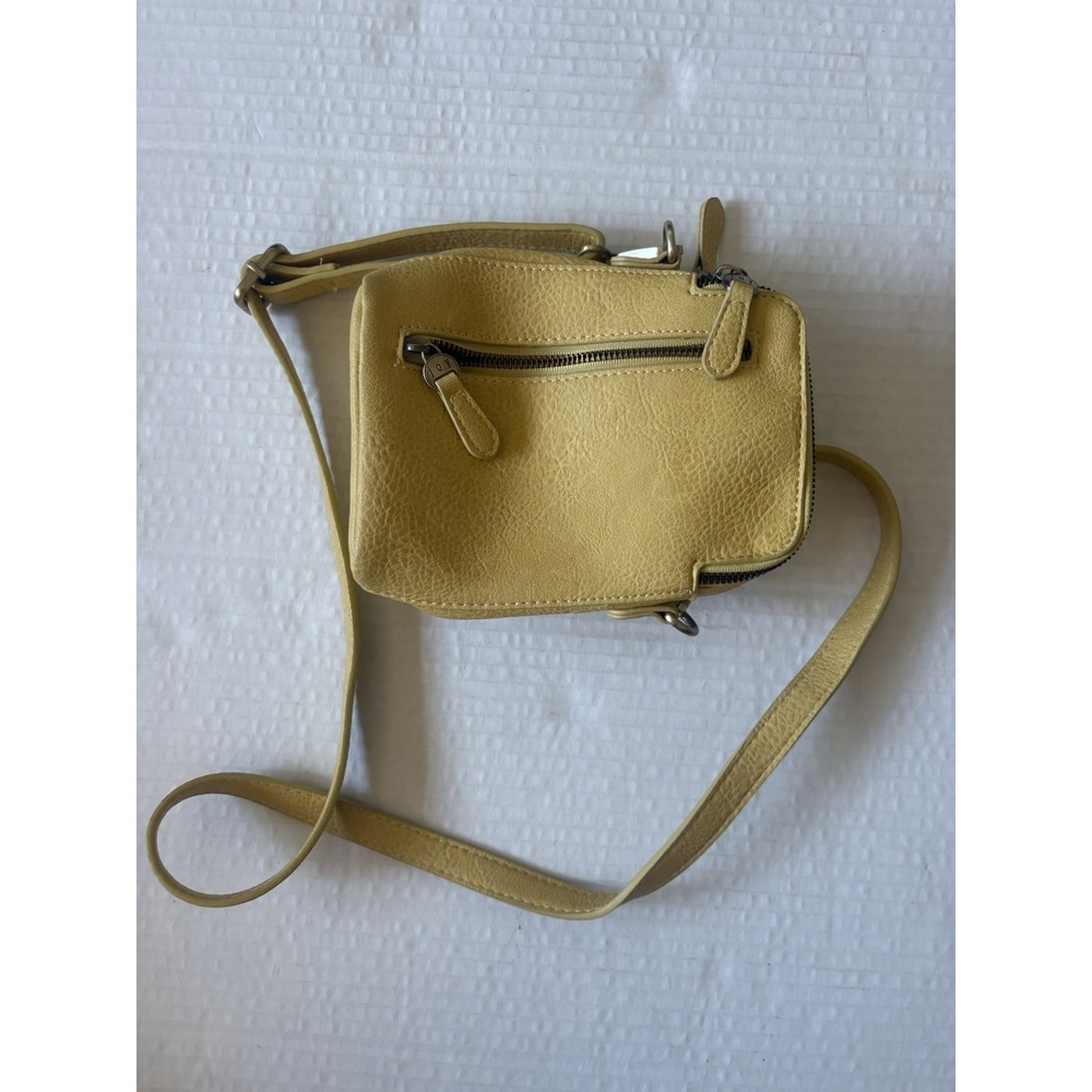 Joy Susan Mini Crossbody Wristlet Clutch In Yellow